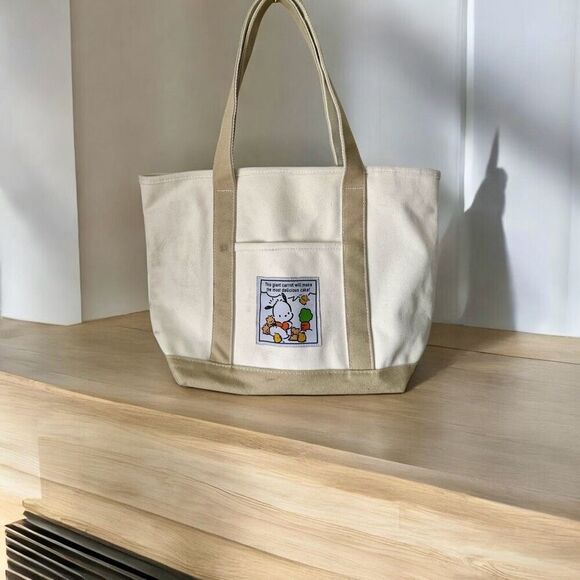 Sanrio Pochacco Canvas Boat And Tote Bag Hello Kitty - Picture 1 of 8